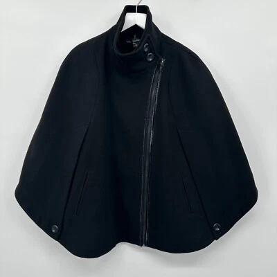 Via Spiga Poncho Cape Jacket Size L XL Statement Streetwear Gothic Chic Witchy - Image 1 of 4