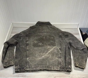 Chaqueta de Camionero Denim RARA MARSHALL AMPLIFICATION XL Hecha en EE. UU. Años 80/90 - Imagen 1 de 16