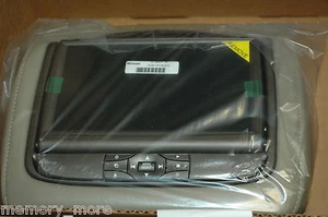 Authentic Nissan Headrest DVD Beige leather Murano 999U8-CV001 2009-2015 - Picture 1 of 11