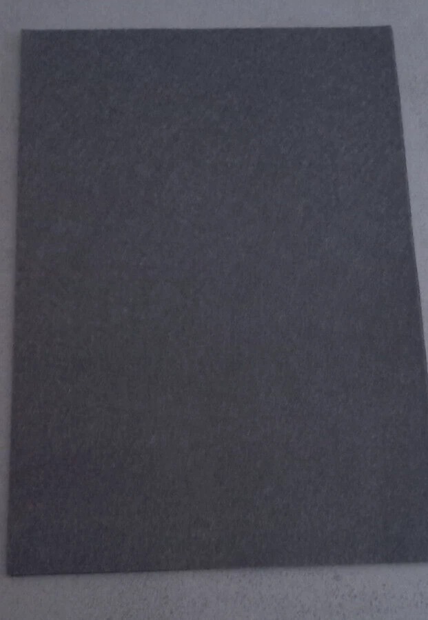 FEUTRINE - lot de 2 plaques de feutrines - dimensions 21 * 29,7 cm - noir - Photo 1/1