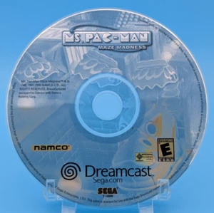 Ms. Pac-Man: Maze Madness (Sega Dreamcast, 2000) Disc Only - Authentic & Tested - Picture 1 of 6