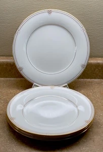 ELEGANTE COMEDOR ~ VESTIDO DE SATÉN NORITAKE ~ (4) PLATOS DE CENA EN PERFECTO ESTADO 10 5/8" - Imagen 1 de 7