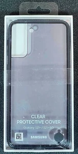 Genuine OEM Samsung Galaxy S21+ 5G Clear Protective Cover Case Black/Smoke Gray - Picture 1 of 2