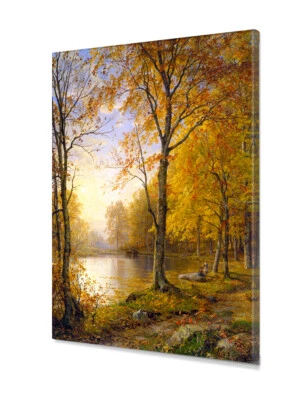 DECORARTS Индейское Лето от Уильяма Троста Ричардса Жикле Художественная Печать Домашний Декор - Изображение 1 из 4