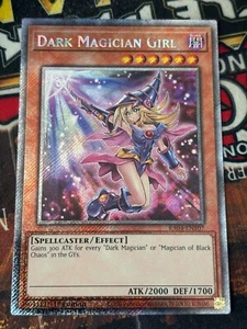 YUGIOH! Dark Magician Girl (7th Art) RA04-EN107 Platinum Secret 1st Edition NM - Picture 1 of 1