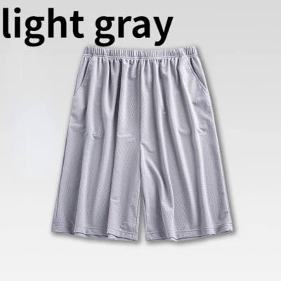Men Thin Pajama Shorts Boxers Pocket Breathable Short Pants Home Soft Summer - Image 1 of 4