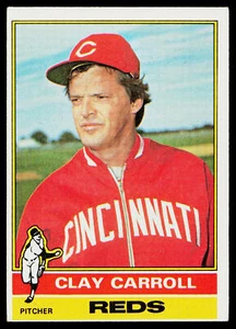 1976 Topps Clay Carroll #211 Cincinnati Reds - Picture 1 of 2