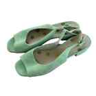 Sol comme neuf vert daim slingback UE 38