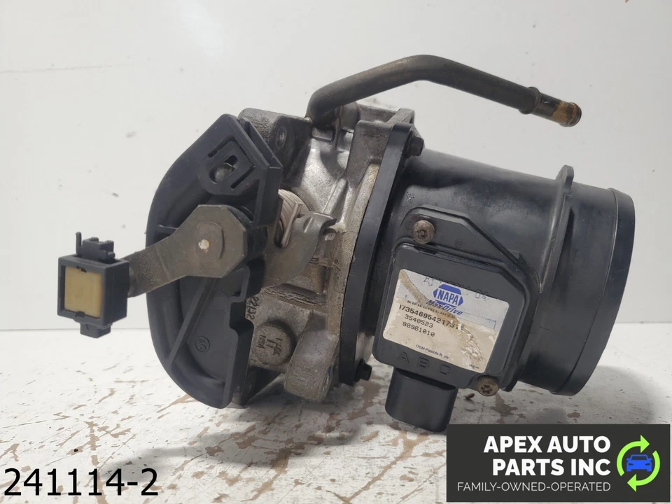 Cuerpo del acelerador OEM 1992-1997 Cadillac Seville STS 1,3 L con sensor de flujo de aire de masa MAF Foto 1 de 4