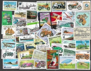 TRANSPORTE EN SELLOS 100 COLECCIÓN COMPLETAMENTE DIFERENTE 22/2/25 - Imagen 1 de 1