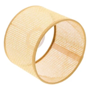 Lampenschirm Lampenschirm Dekor Lampenabdeckung Korbgeflecht geflochten Lampenschirm - Bild 1 von 12