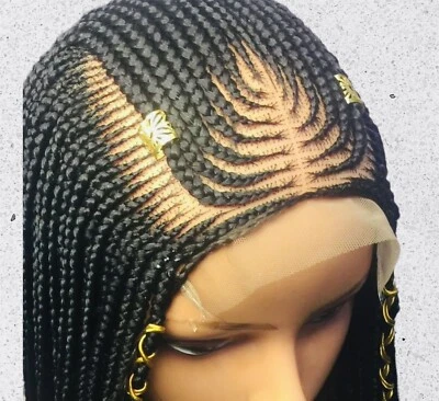 Pelucas trenzas negras para mujer Foto 1 de 3