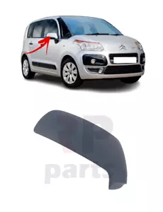FÜR CITROEN C3 PICASSO 08-19 FLÜGEL SPIEGEL ABDECKUNG KAPPE ZUM LACKIEREN RECHTS O/S - Bild 1 von 7