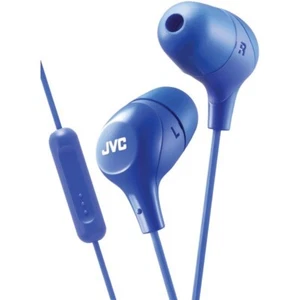 JVC HAFX38MA Marshmallow Inner-Ear Headphones with Microphone (Blue) - Picture 1 of 3