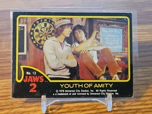 Universal - Jaws 2 YOUTH OF AMITY #12 Trading Card - 1978 - Picture 1 of 2