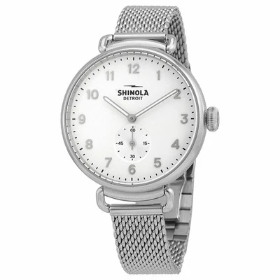 Shinola Mujer S012012183 Reloj Cuarzo Acero Inoxidable Malla Correa Pulsera Foto 1 de 4