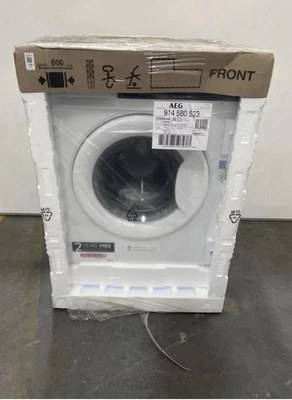 AEG 6000 SERIES PROSENSE INTEGRATED WASHING MACHINE IN WHITE MODEL: LFX6G8434BI - Image 1 of 4