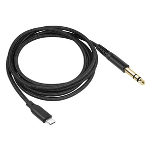 Câble stéréo audio auxiliaire 2 M long USB Type-C vers 6,35 mm TRS mâle pour Ver1220 - Photo 1/9