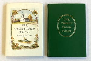 1965 The Twenty-Third 23rd Psalm TASHA TUDOR Illustrated Near Miniature Leather - Imagen 1 de 4