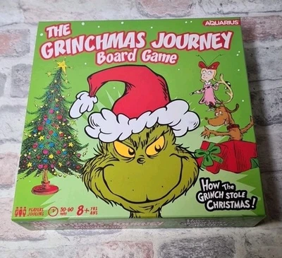 The Grinchmas Journey Board Game Aquarius 2022, Xmas Family Gift, 100% Complete  - Image 1 of 4