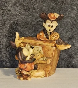 Disney Harmony Kingdom Mickey & Minnie 75 Years Together Figurine NO BOX - Picture 1 of 6