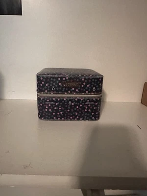 doTerra Essential Oils box Storage Case Box holds 20 bottles Purple Dots - Image 1 of 4