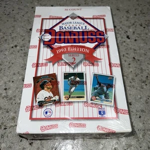 1993 Donruss Series 2 Baseball Factory Sealed Wax Box 36 Packs - Picture 1 of 8