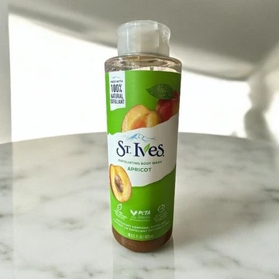 Jabón corporal exfoliante St. Ives albaricoque 16 oz/473 ml exfoliante 100 % natural NUEVO Foto 1 de 2
