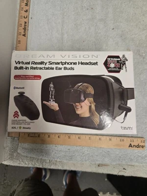 dream vision, auriculares smartphone realidad virtual, auriculares, mando, tzumi Foto 1 de 4