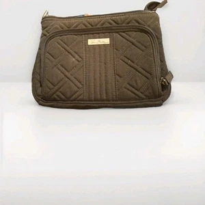 Bolso de Mano Vera Bradley Little Hipster Acolchado Tela Cremallera Negro - Imagen 1 de 4