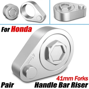 Handle Bar Riser For Honda Firestorm VFR750 VFR800 VTR1000 CBR600 Fits 41mm Fork - Picture 1 of 9