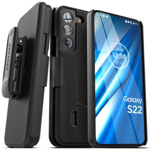 Encased Duraclip Designed for Samsung Galaxy S22 Belt Clip Case, Slim Phone Case - Picture 1 of 12