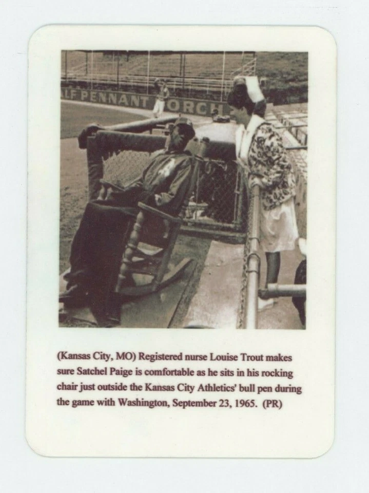 Cartera Paige en mecedora comunicado de prensa letrero de metal - Kansas City Foto 1 de 1