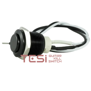 Tesi IDO L/XL 16 MM einrastender Druckknopf Metall Gitarre Kill Switch schwarz - Bild 1 von 4