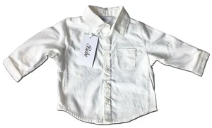 New With Tags Bebe by Minihaha Size 00 Ivory Long Sleeved Shirt - Picture 1 of 2