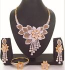 Jewellery Designer  Necklace with 18 kt / 24 Kt Pure Gold Plated Rhodium Polish
