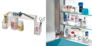 iDesign Med+ Plastic High Rise Bathroom Medicine Cabinet Organizer, for... - Picture 1 of 5
