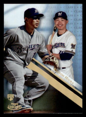2019 Topps Gold Label Class 1 Black #53 Keston Hiura - Image 1 of 2