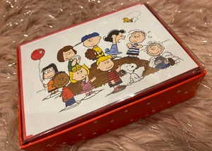 NEW Graphique 16 Blank Note Cards & Envelopes Snoopy Peanuts On The Mound - Picture 1 of 2