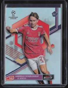 2022-23 Finest UEFA Club Competitions #25 Andreas Schjelderup Refractor Rookie - Picture 1 of 2