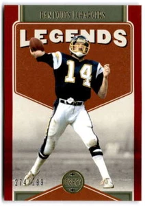 2022 Panini Legacy Red #112 Dan Fouts /299 Legend San Diego Chargers - Picture 1 of 2