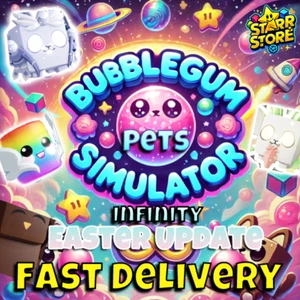 🟢Online🟢Pets Bubble Gum Simulator Infinity | Roblox - Cheap & Fast Delivery - Afbeelding 1 van 86