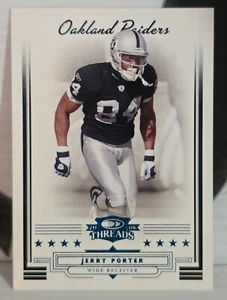 2006 DONRUSS THREADS ** JERRY PORTER ** #113 " BLUE FOIL " 067/200 - Picture 1 of 2