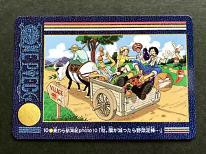 Tarjetas de aventura visual de una pieza de Luffy Zoro Nami TCG anime japonés 2000 #10 A - Imagen 1 de 6