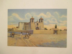 Ranchos De Taos New Mexico Postcard Church NM - Picture 1 of 2