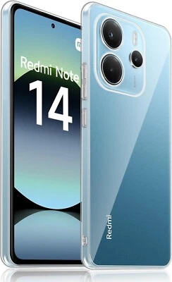 COVER CUSTODIA PER XIAOMI REDMI NOTE 14 TRASPARENTE TPU MORBIDA SILICONE - Immagine 1 di 4