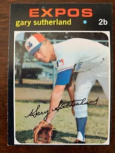 1971 Topps Baseball Card GARY SUTHERLAND #434 Montreal Expos EX+ - Bild 1 von 2