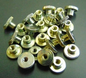 TUERCA ARRUGADA MÉTRICA M3 CON HOMBRO, ACERO, CAJA DE 25 piezas, DIN 466 AMARILLO ZINC - Imagen 1 de 5