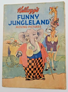 Vintage Kellogg's Funny Jungleland Moving Pictures Advertising Booklet 1932 - Picture 1 of 7
