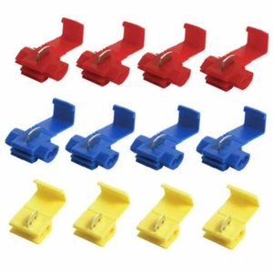 10-100PCS Electrical Quick Splice Lock Wire Cable Terminal Connectors Crimp Tool - Picture 1 of 11
